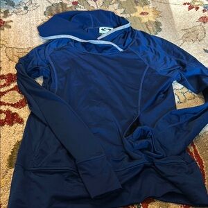 Blue Long Sleeve Hoodie
